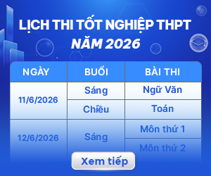 lịch thi thpt